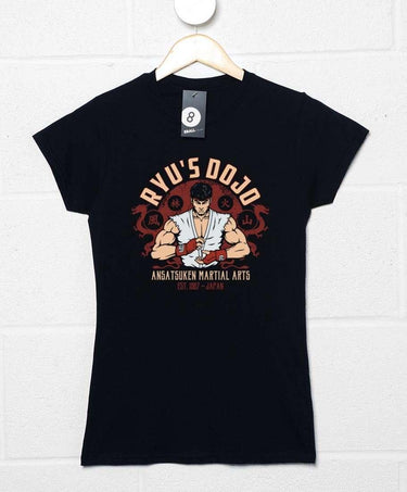 Ryu's Dojo Mens Graphic T-Shirt 8Ball
